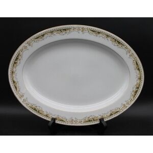 Signature Collection Queen Anne 113 Fine China Oval Serving Platter 14x10.5